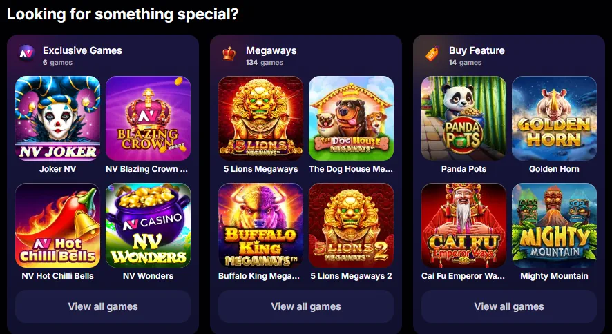 NV Казино Играйте Сега